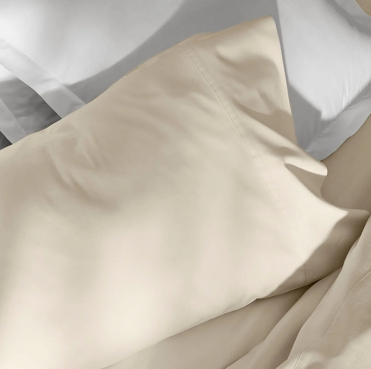 Signature Hemmed Pillowcase Set - Natural