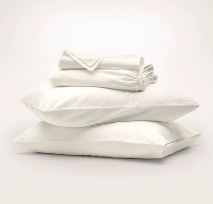 Signature Vintage Washed Sheet Set - Vintage Cream