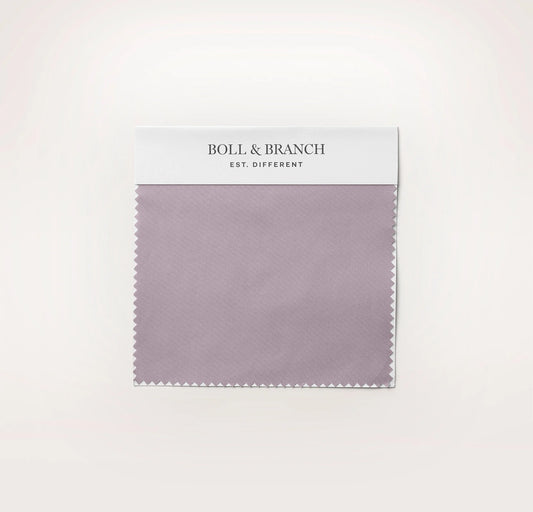 Signature Hemmed Fabric Swatch - Plum
