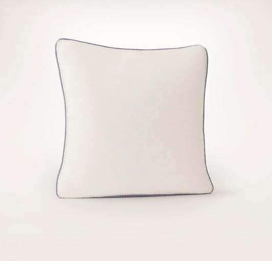Threadmark Pillow Cover (22x22) - Soft White/Melange Bay