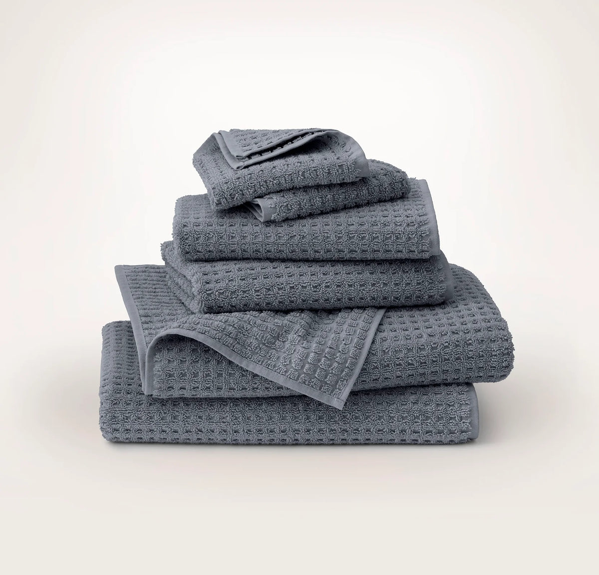 Turkish Waffle Bath Towel Set