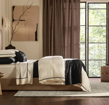 Two-Tone Ribbed Rug - Oak/Cream