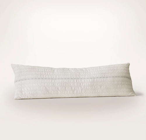 Tideline Pillow Cover (Grand Lumbar) - Cream/Hydrangea