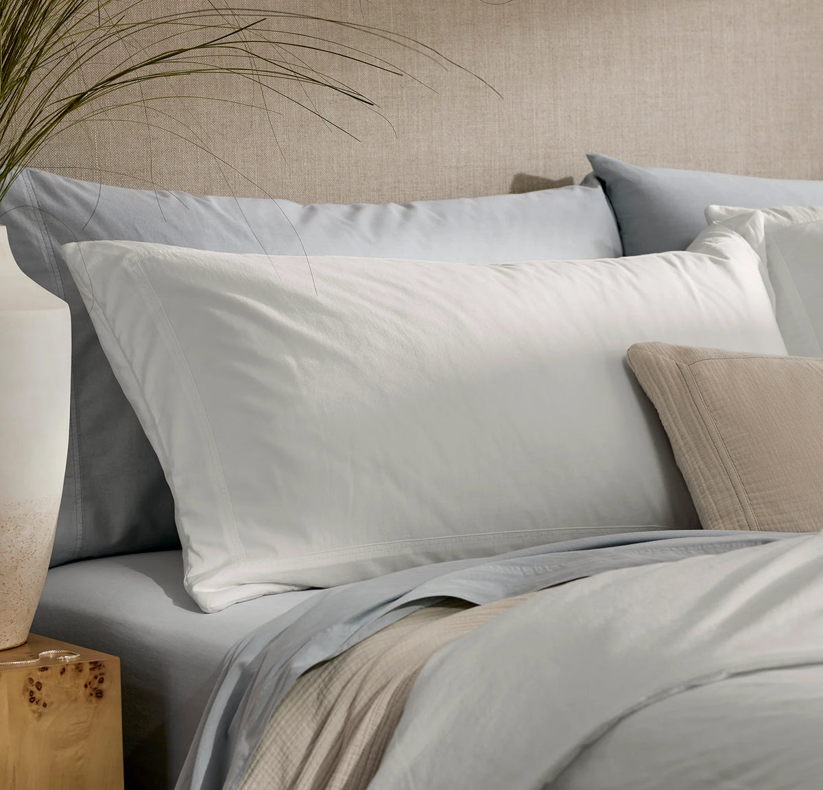 Signature Vintage Washed Comforter Set - Vintage White