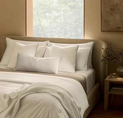 Threadmark Pillow Cover (22x22) - Soft White/Melange Shore