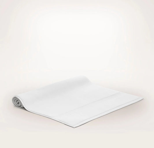 Plush Bath Mat - White