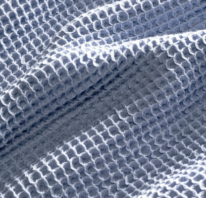 Waffle Bed Blanket - Hydrangea