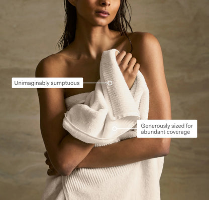 Turkish Ultra Plush Bath Towel - White