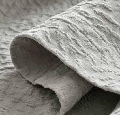 Dappled Vela Classic Coverlet - Mist