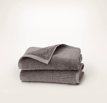 Turkish Ultra Plush Hand Towels (Pair) - Stone