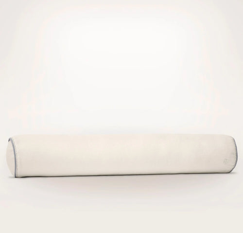 Threadmark Pillow Cover (Bolster) - Soft White/Melange Shore