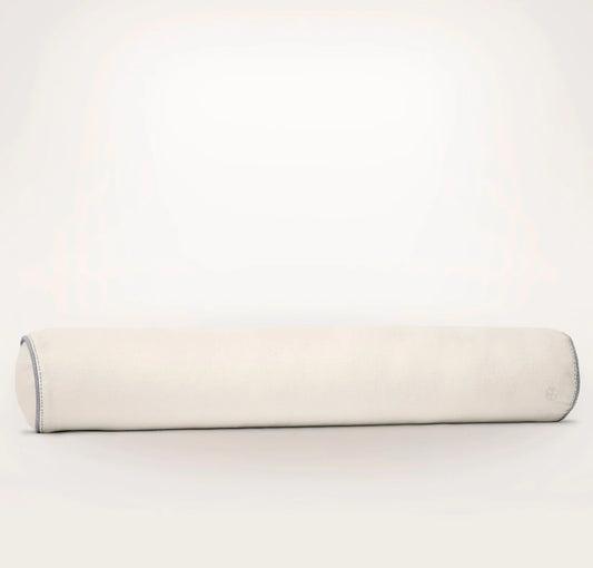 Threadmark Pillow Cover (Bolster) - Soft White/Melange Shore