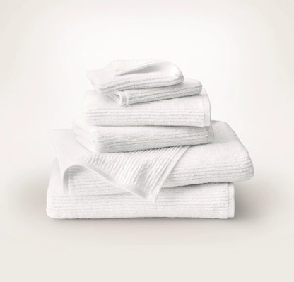 Turkish Ribbed Bath Towel Set