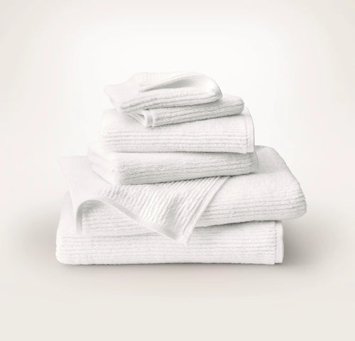 Turkish Ribbed Bath Towel Set