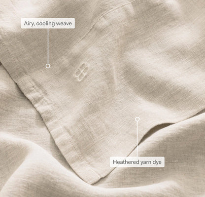 Linen Sheet Set - Melange Natural