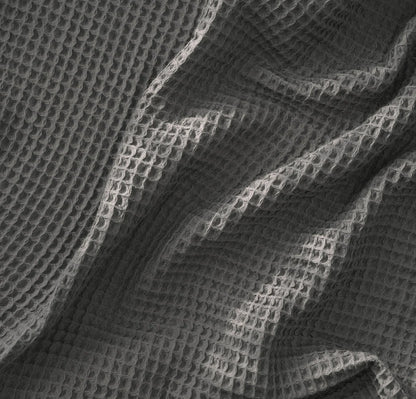 Waffle Bed Blanket - Stone