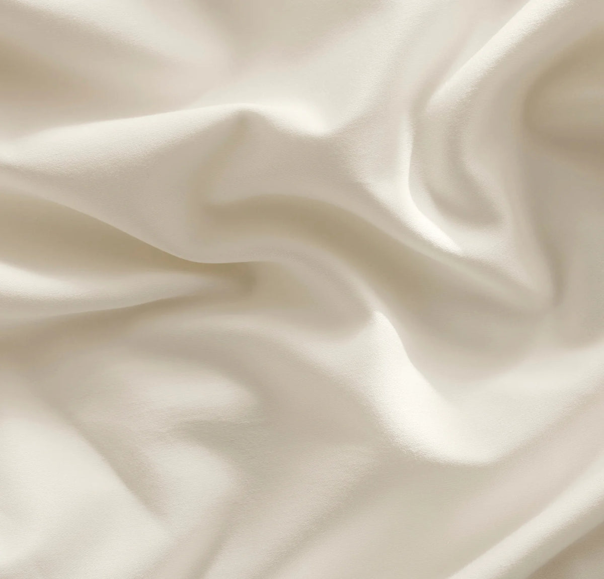 Percale Hemmed Fitted Sheet - Cream