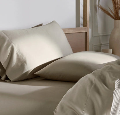 Signature Hemmed Pillowcase Set - Oak