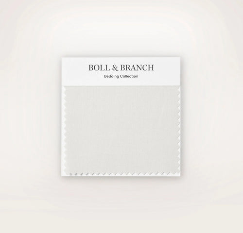 Percale Hemmed Fabric Swatch - Mist